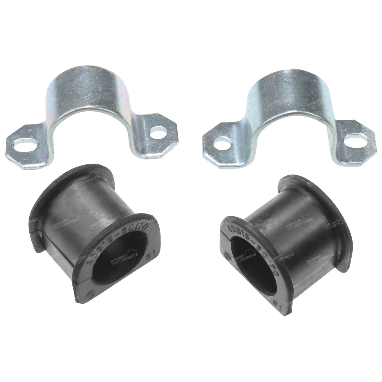 Front Sway Bar D Mount Bushes and Brackets Kit for Landcruiser 78 79 (1999–2007)