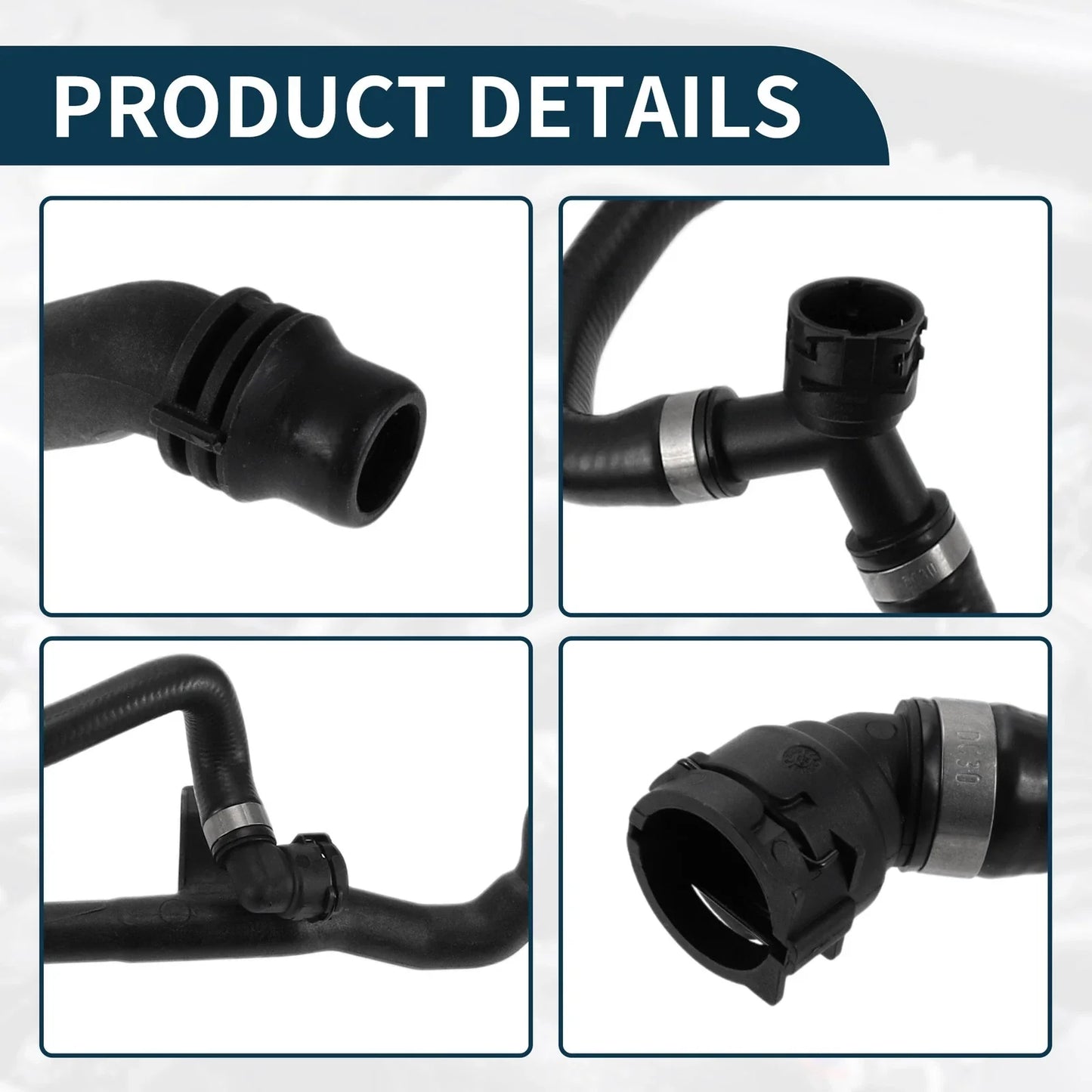 4-Way Water Hose Assembly for BMW 128i, 323i, 325i, 328i, 330i