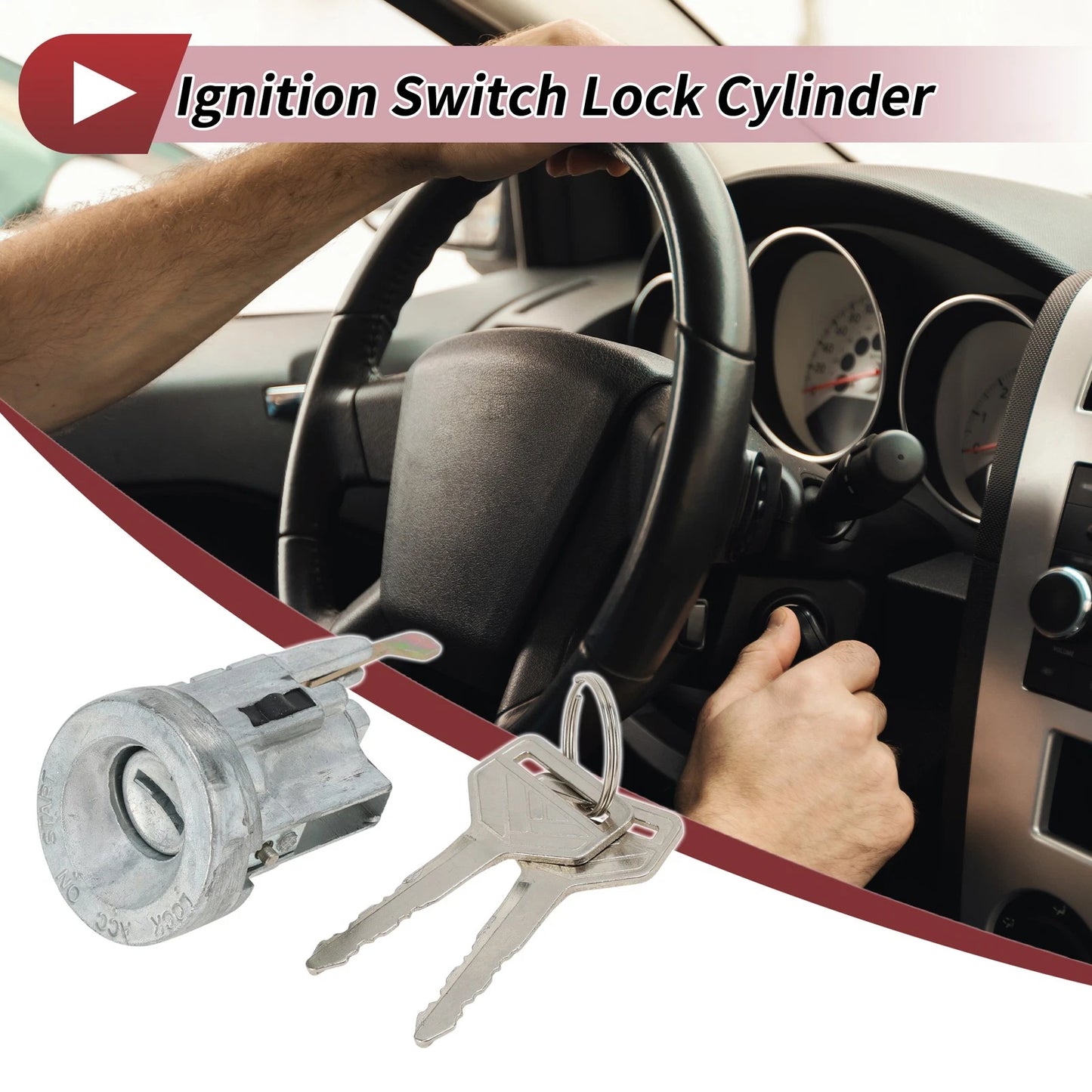 Ignition Lock Cylinder for Toyota Pickup (1984–1987) No. 6905789107