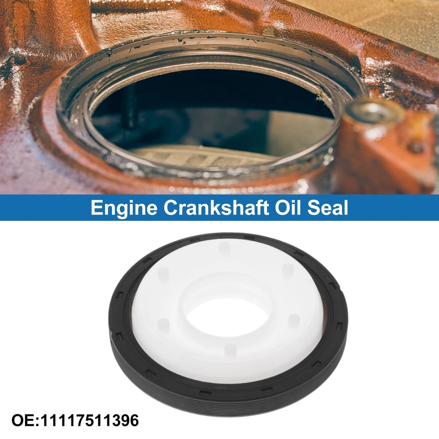 Rear Crankshaft Oil Seal for BMW 3 Series (2000–2013) No. 11117511396