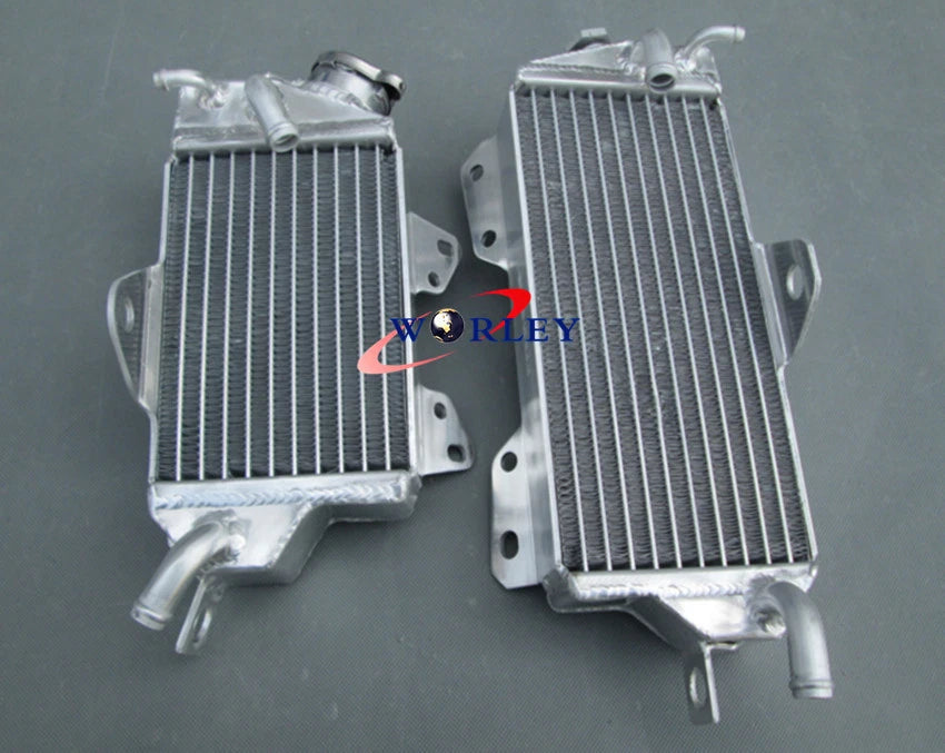 Set of 2 Aluminum Radiators for Kawasaki KX125 (1990–1991)