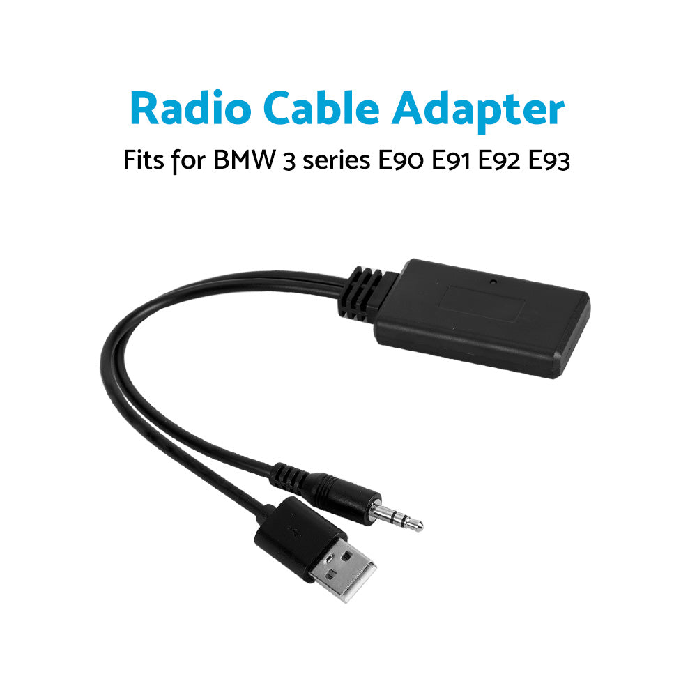 Bluetooth AUX Cable Adapter Suitable For BMW E90 / E91 / E92 2005-2013-2