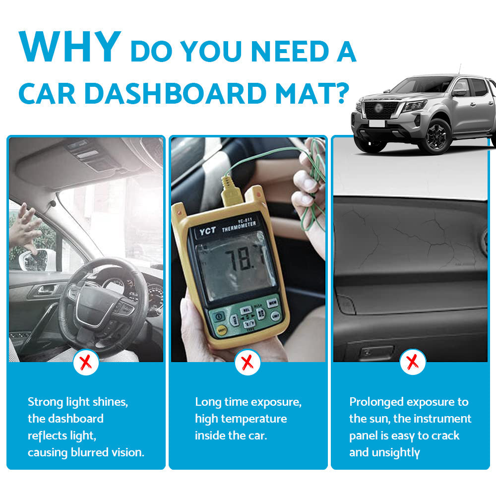 Non-Slip Dash Mat Dashboard Cover Suitable For MINI Cooper R56 2007-2014 Hatchback-3