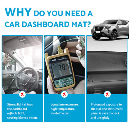 Non-Slip Dash Mat Dashboard Cover Suitable For MINI Cooper R56 2007-2014 Hatchback-3