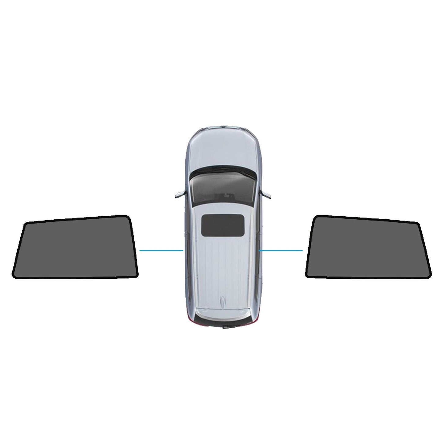 Window Sunshade Magnetic Nylon Suitable For Toyota RAV4 2005-2012-2