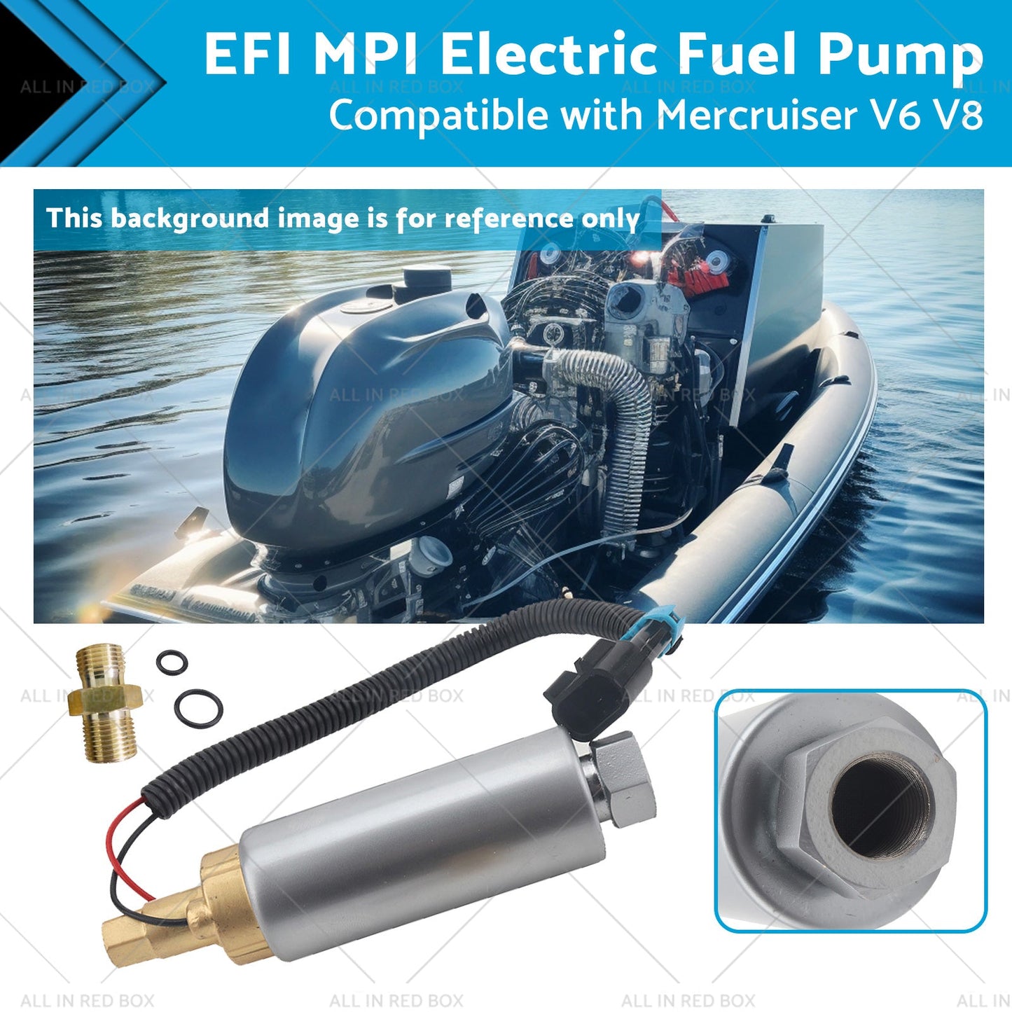 EFI MPI Fuel Pump V6 V8 305 350 for Mercruiser 1998-2013