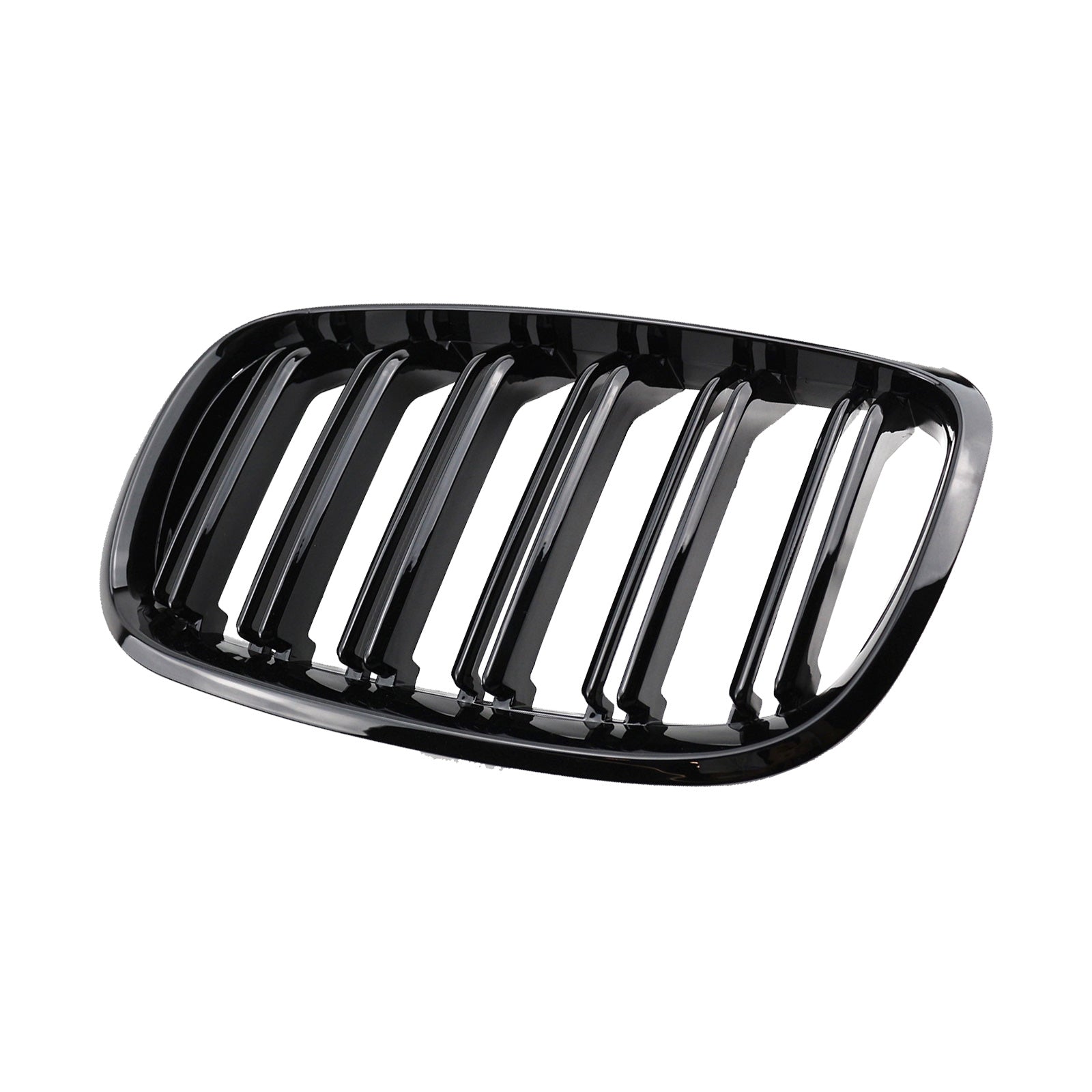 2x Front Grill Grille Gloss Black Suitable For BMW E70 X5 / E71 X6 2007-2013-3
