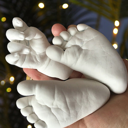 3D Clone Powder Stirring Set Children Keepsake Hands DIY Casting Kits 100percent Safe-2