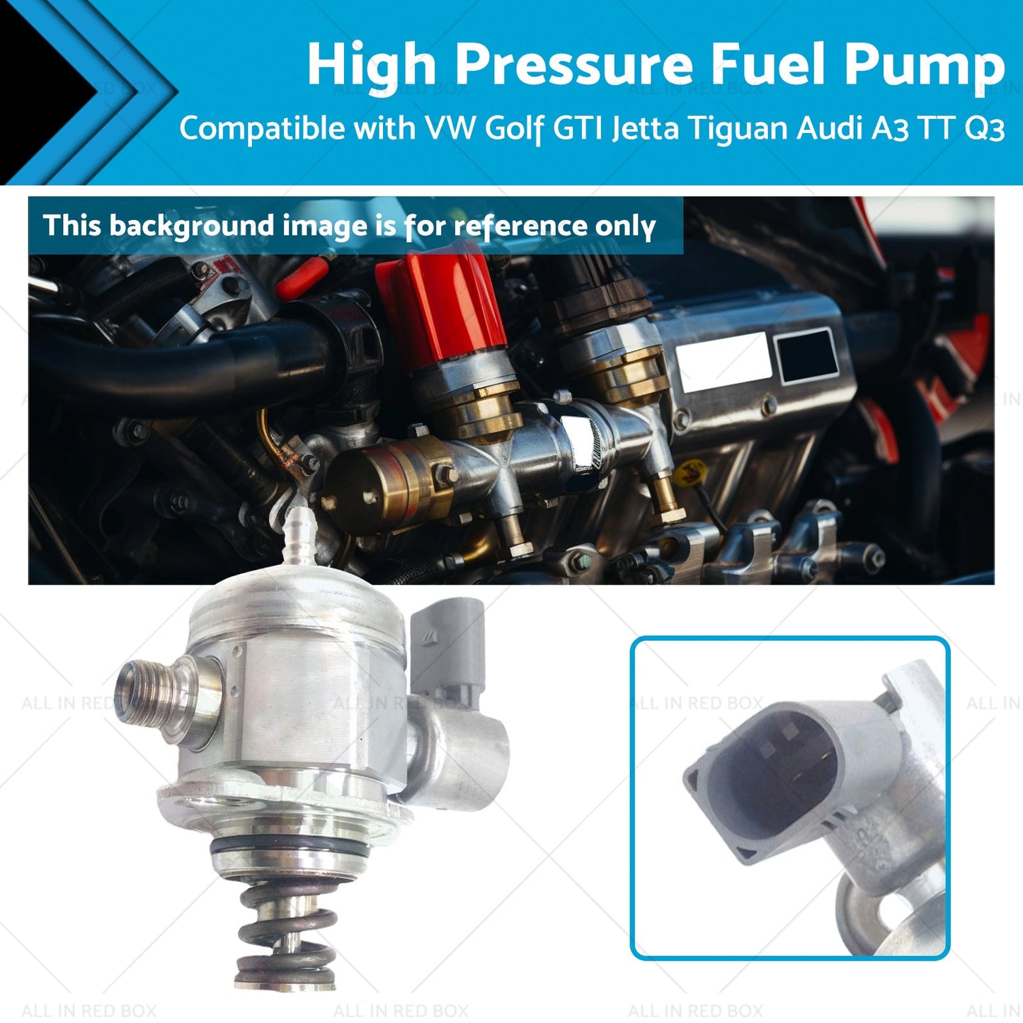 High Pressure Fuel Pump for VW Golf GTI Jetta Tiguan Audi A3 TT Q3 2005-2023