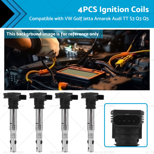 Ignition Coils 1.8L 2.0L for VW Golf Jetta Amarok Audi Q3 Q5 TT S3 2012-2020