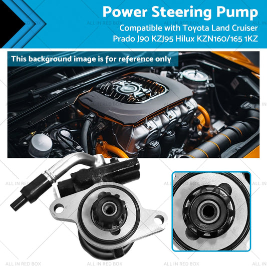 Power Steering Pump for Toyota Land Cruiser Prado J90 Hilux KZN160/165 1996-2002