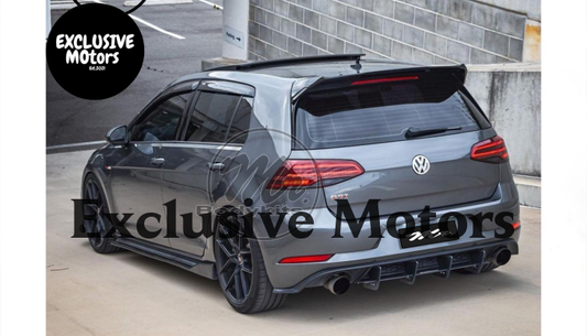 Black Rear Spoiler for Volkswagen Golf GTI/R 2012-2021