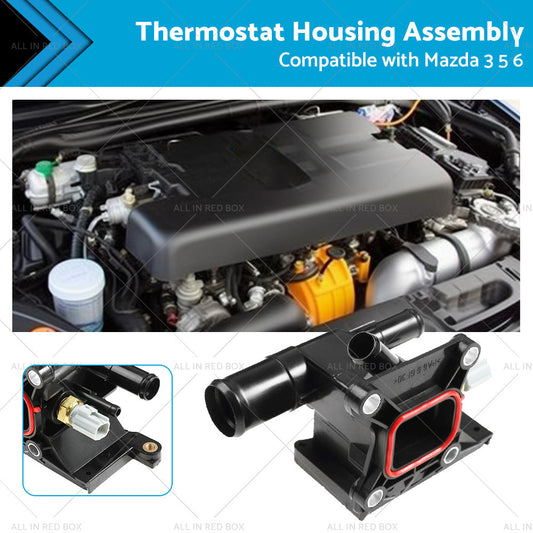 Engine Coolant Thermostat Housing for Mazda 3 5 6 2006-2013