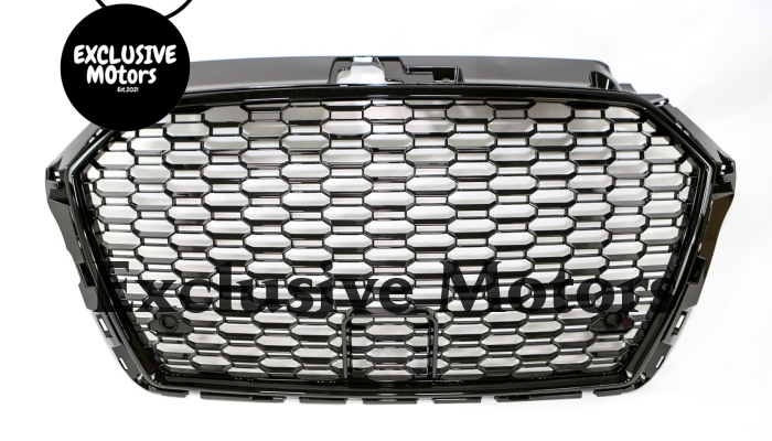 RS3  Honeycomb Grille Black for Audi A3 8V 2017-2019