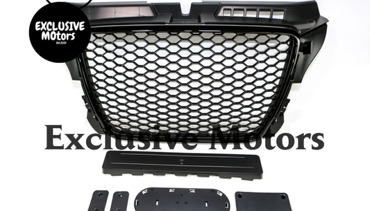 Black RS3  Honeycomb Grille for Audi A3/S3 2009-2012