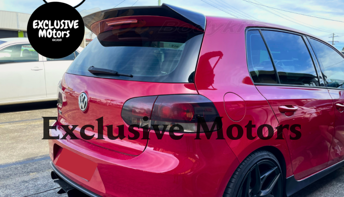 Black Rear Spoiler for Volkswagen Golf 6 GTI 2009-2013