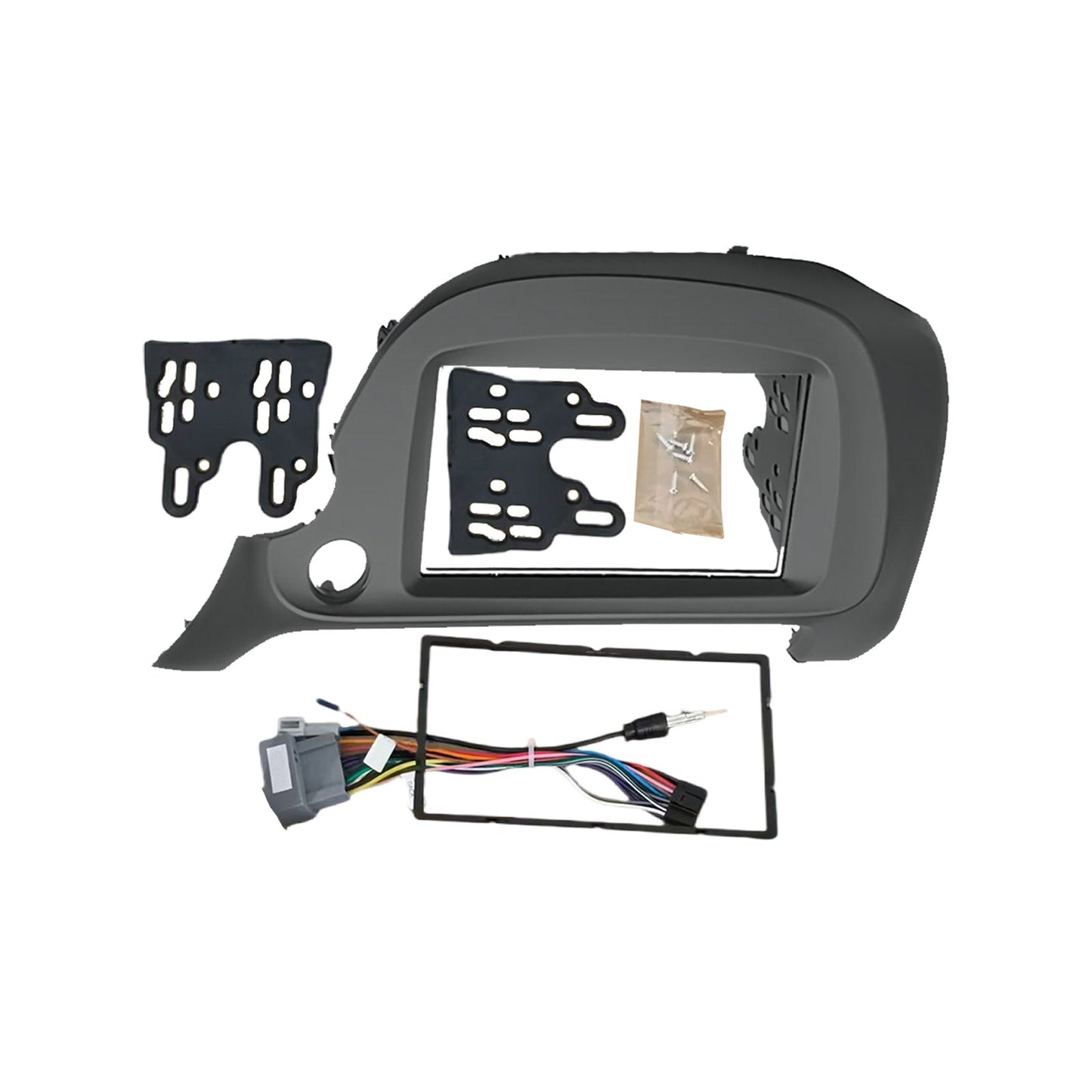 Car Stereo Radio Dash Panel Trim w/ Adapter Suitable For Honda Jazz 2008-2013-0