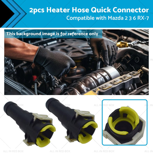 Heater Hose Quick Connector for Mazda MX-3 MX-6 RX-7 Protege MPV 1990-2002