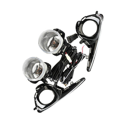 2x Front Grill Bumper Halogen Fog Lights Suitable For Toyota Yaris 2018-2019-1