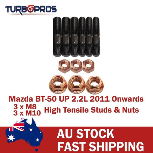 High Tensile Turbo Charger Stud Kit for Mazda BT-50 up 2.2L 2011 Onwards