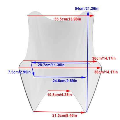 Suzuki V-Strom DL650 / XT / XT ADV 2017-2023 Windshield WindScreen