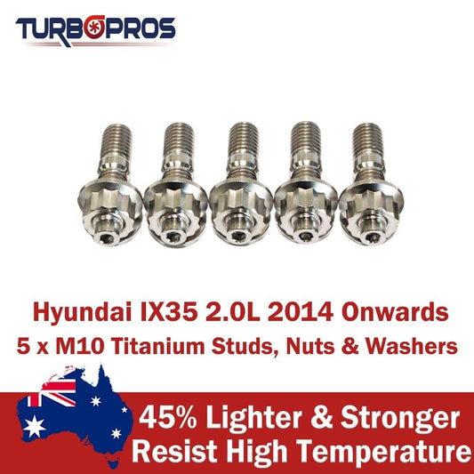 Titanium Turbo Charger Stud Kit for Hyundai IX35 2.0L 2014 Onwards
