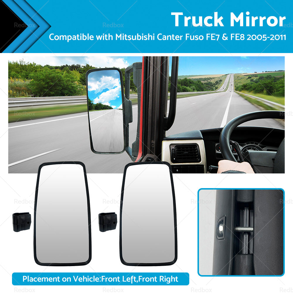 340MM x 165MM Truck Mirror for Mitsubishi Canter Fuso FE7 FE8 2005-2011