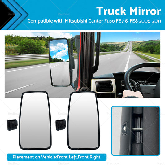 340MM x 165MM Truck Mirror for Mitsubishi Canter Fuso FE7 FE8 2005-2011