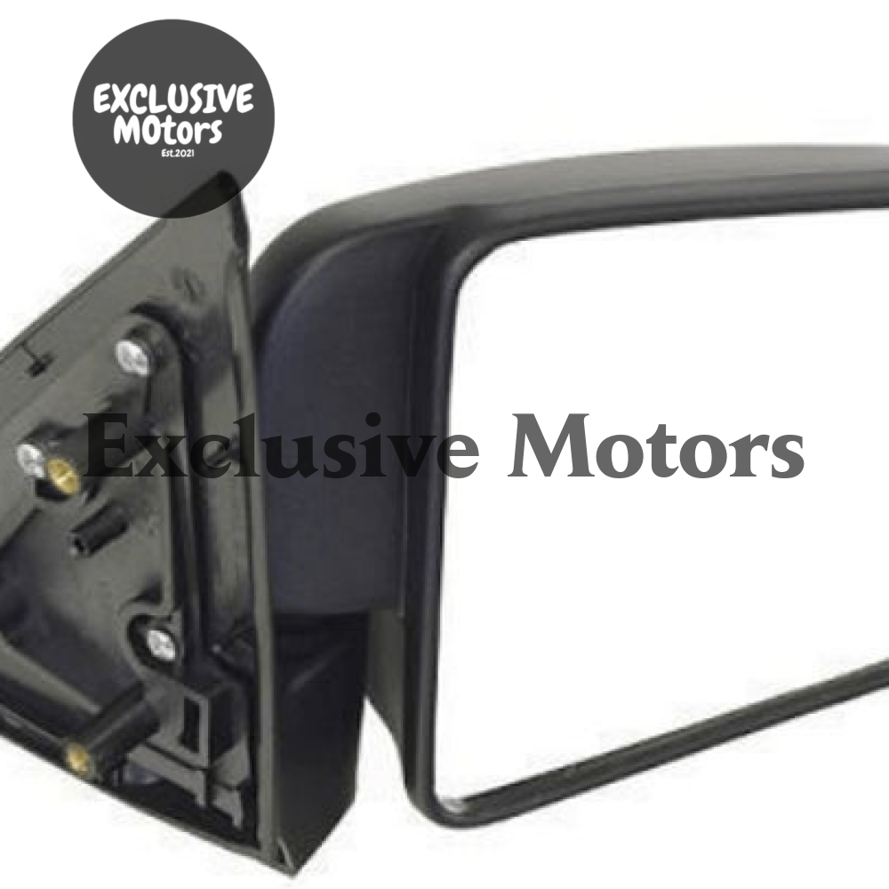 Black Right-Hand Mirror Corner Mount for Ford Courier/Mazda Bounty (1999-2006)