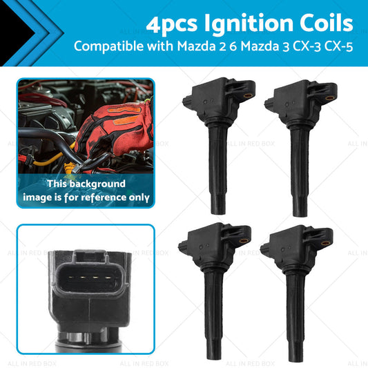 Ignition Coil Set for Mazda 2/3/6 SP20/SP25 CX-3/5/9 2010-2023