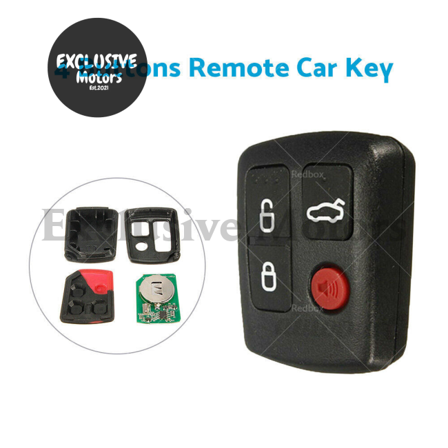 4 Button Key for Ford Territory SX, XR6, XR8, Falcon BA, BF