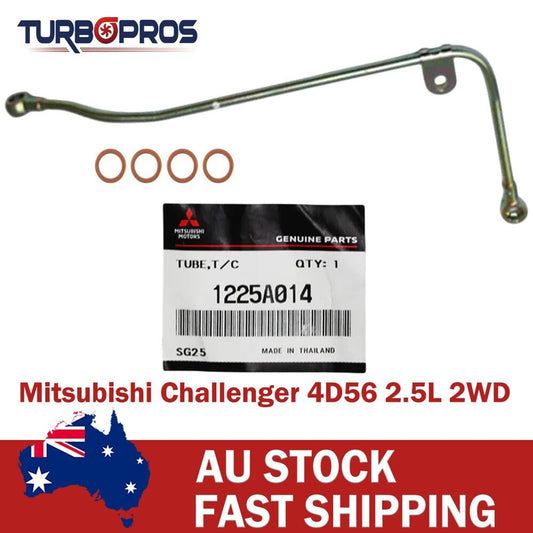 Genuine Turbo Oil Feed Pipe+Gaskets for Mitsubishi Challenger 4D56 2.5L 2WD