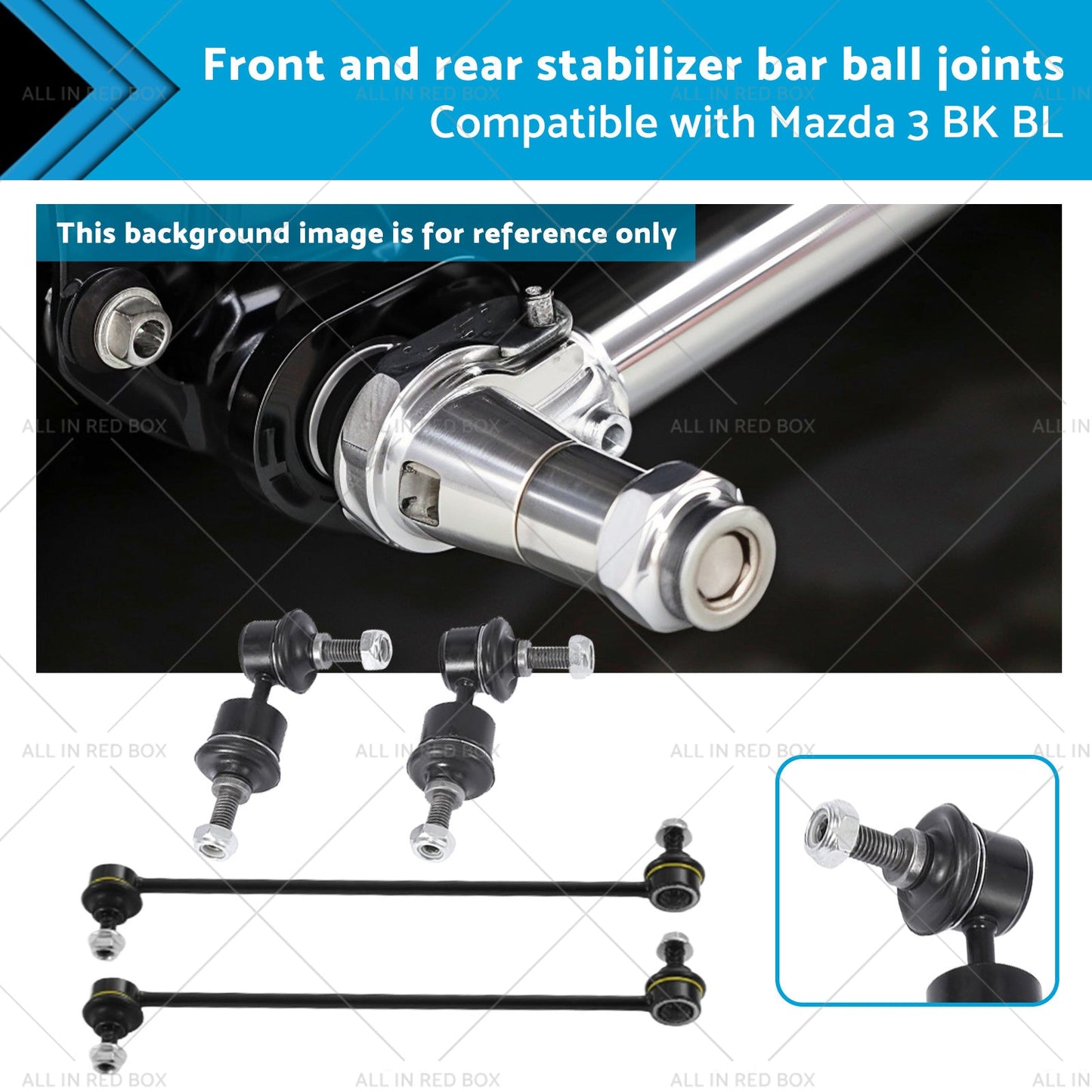 Stabilizer Bar Ball Joints for Mazda 3 BK BL 2004-2014