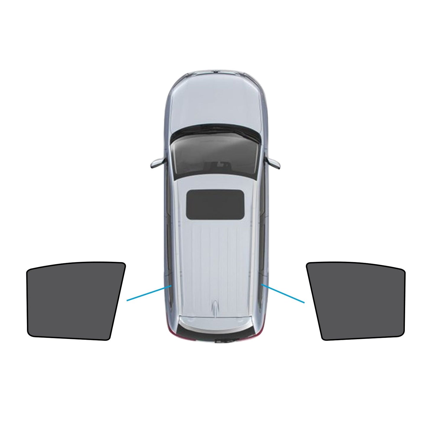 Triangular Window Mesh Sunshades for Kia Carnival YP 2014-2020