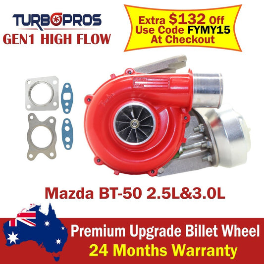 GEN1 High Flow Billet Turbo Charger for Mazda BT-50 2.5L/3.0L VJ38