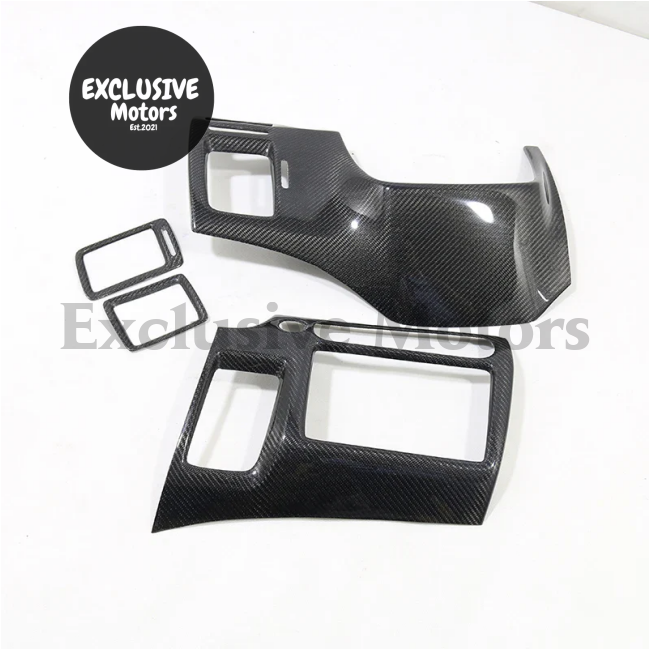 4Pcs Real Carbon Fiber Interior Trim For Honda Civic Type R Fd2