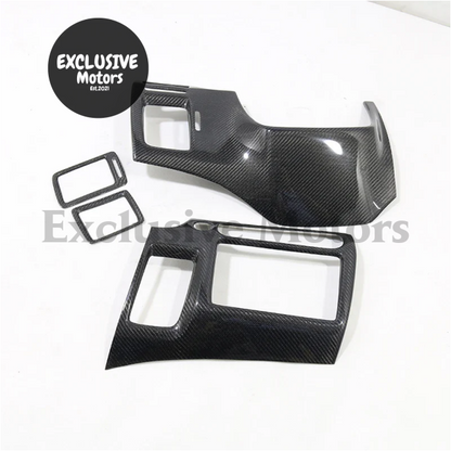 4Pcs Real Carbon Fiber Interior Trim For Honda Civic Type R Fd2