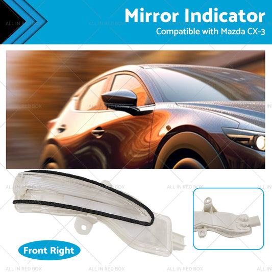 Right Side Mirror Light Blinker for Mazda CX-3 2015-2022