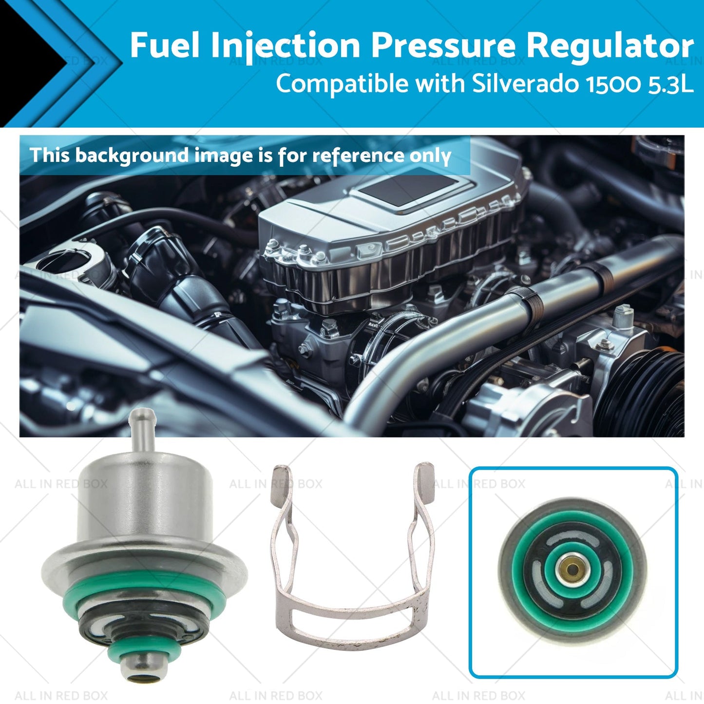 Fuel Injection Pressure Regulator 5.3L for Chevrolet Silverado 1500 2002-2005