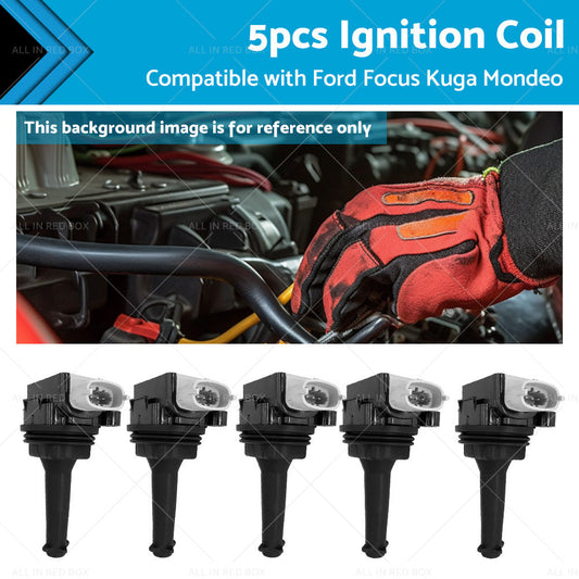 5PCS Ignition Coil for Ford Focus/Mondeo/Kuga 2.5L Turbo 2005-2012