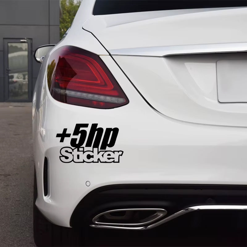 +5HP Sticker Decal