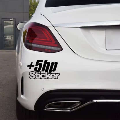 +5HP Sticker Decal