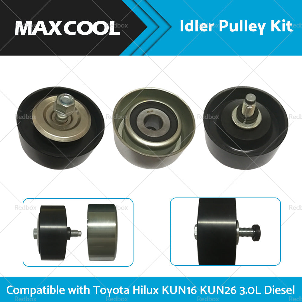 Idler Pulley Kit for Toyota Hilux 3.0L Diesel KUN16 KUN26 2005-2015