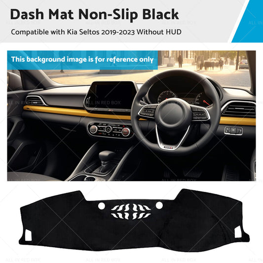 Dash Mat Black for Kia Seltos (2019-2023)