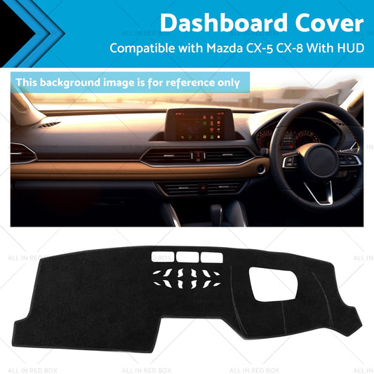 Dash Mat Cover for Mazda CX-5 CX-8 with HUD 2017-2022
