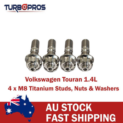 Titanium Turbo Charger Stud Kit for Volkswagen Touran 1.4L