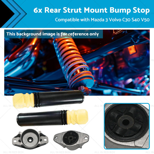 Rear Strut Mount Bump Stop for Mazda 3, Volvo S40 C30 V50 2003-2013