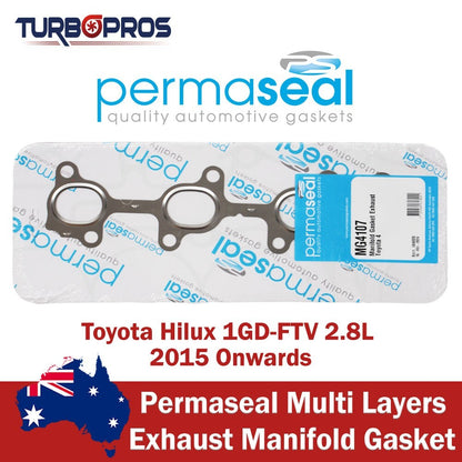 Permaseal Exhaust Manifold Gasket for Toyota Hilux 1GD-FTV 2.8L 2015 Onwards