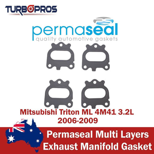 Permaseal Exhaust Manifold Gasket for Mitsubishi Triton ML 4M41 3.2L 2006-2009