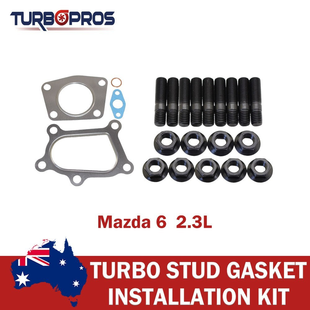 Premium Turbo Installation Stud & Gasket Kit for Mazda 6 2.3L Petrol